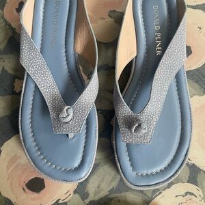Donald J. Pliner Blue and Gray Women's Sandals